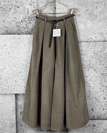 Cabana Living Friga Fløjls Buksenederdel 824687.345 Beige 